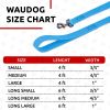 Blue Waterproof Dog Leash 6 Ft x 4/5 inch Anti Slip Leash for Large Dogs Small and Medium Dogs Heavy Duty with Water and Dirt Resistant