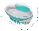 Pet Life 'Swasher' Shampoo Dispensing Massage and Bathing Brush