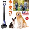 31.5in Pet Pooper Scooper Foldable Long Handle Dog Poop Waste Pick Up Rake for Large Medium Small Dogs