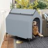 Pet House with Ventilated Windows for Indoor & Outdoor